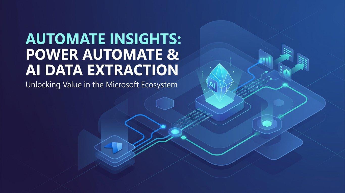 Power Automate ve Yapay Zeka ile Belge Yoğun İş Süreçlerini Otomatikleştirmek